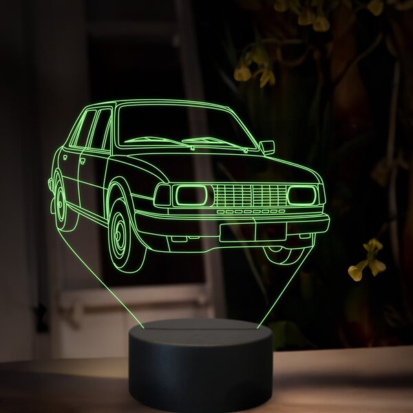 Beling 3D lampa, Škoda 105, 16 farebná, SA08