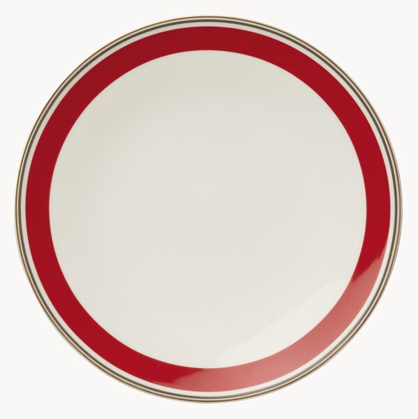 Plytké taniere z jemného kostného porcelánu Capri, 6 ks