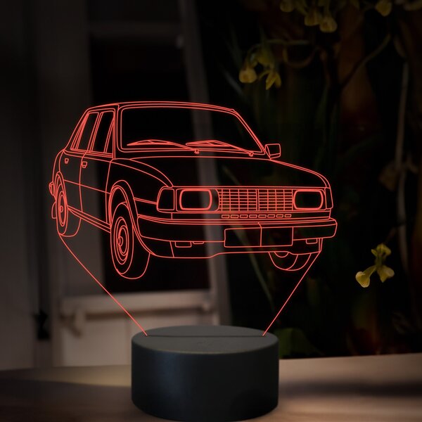 Beling 3D lampa, Škoda 105, 16 farebná, SA08