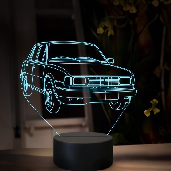 Beling 3D lampa, Škoda 105, 16 farebná, SA08