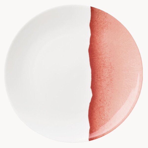 Dezertné taniere z jemného kostného porcelánu Silhouette, 6 ks