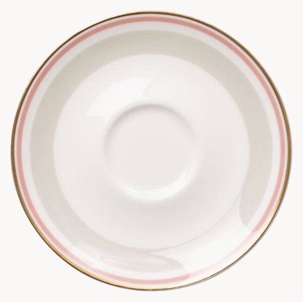 Podšálky z jemného kostného porcelánu Capri, 6 ks