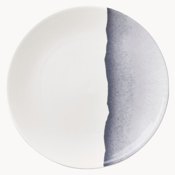 Dezertné taniere z jemného kostného porcelánu Silhouette, 6 ks