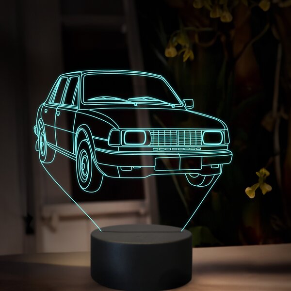 Beling 3D lampa, Škoda 105, 16 farebná, SA08