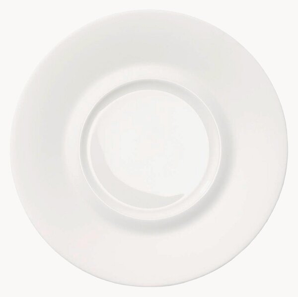 Podšálky z jemného kostného porcelánu Cross White, 6 ks