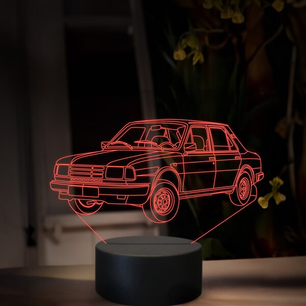 Beling 3D lampa, Škoda 125, 16 farebná, SA10