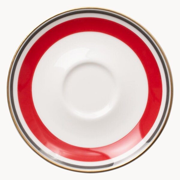 Podšálky z jemného kostného porcelánu Capri, 6 ks