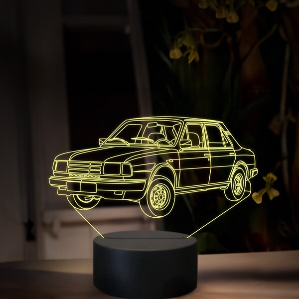 Beling 3D lampa, Škoda 125, 16 farebná, SA10