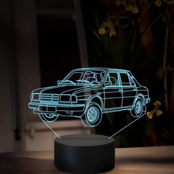 Beling 3D lampa, Škoda 125, 16 farebná, SA10