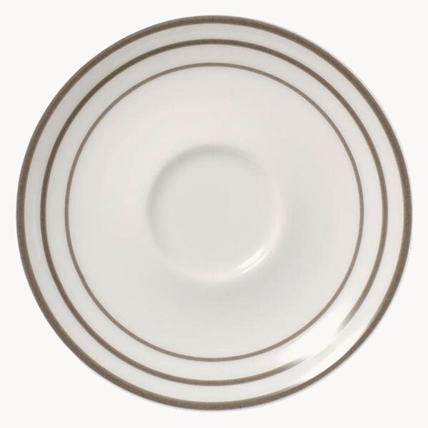 Podšálky z jemného kostného porcelánu Metropolitan, 6 ks