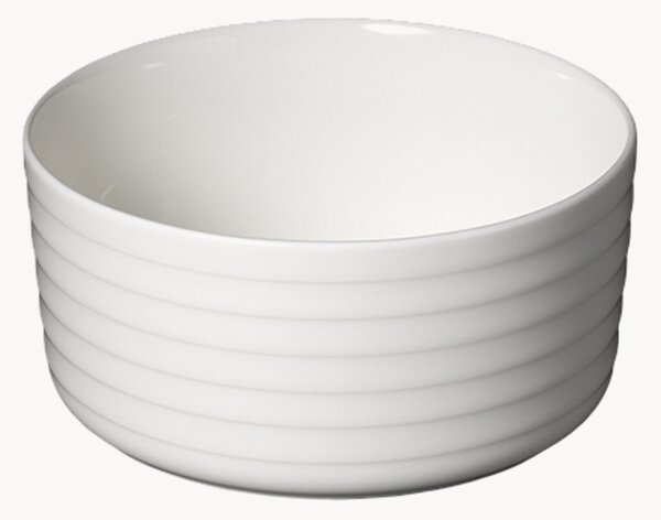 Malé misky z jemného kostného porcelánu Fine Dining Relief, 6 ks