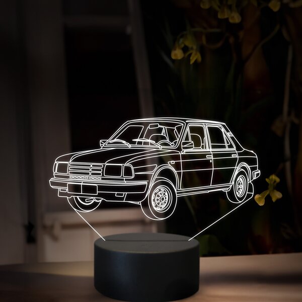 Beling 3D lampa, Škoda 125, 16 farebná, SA10