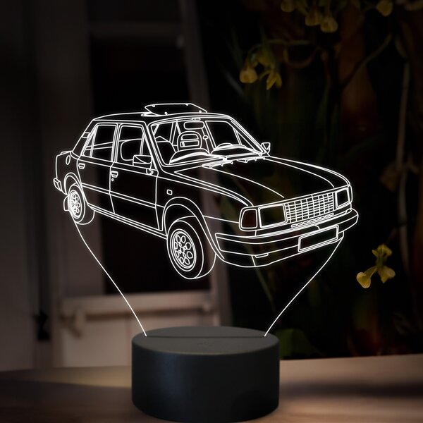 Beling 3D lampa, Škoda 130 gl, 16 farebná, SA11