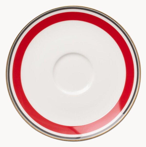 Podšálky z jemného kostného porcelánu Capri, 6 ks