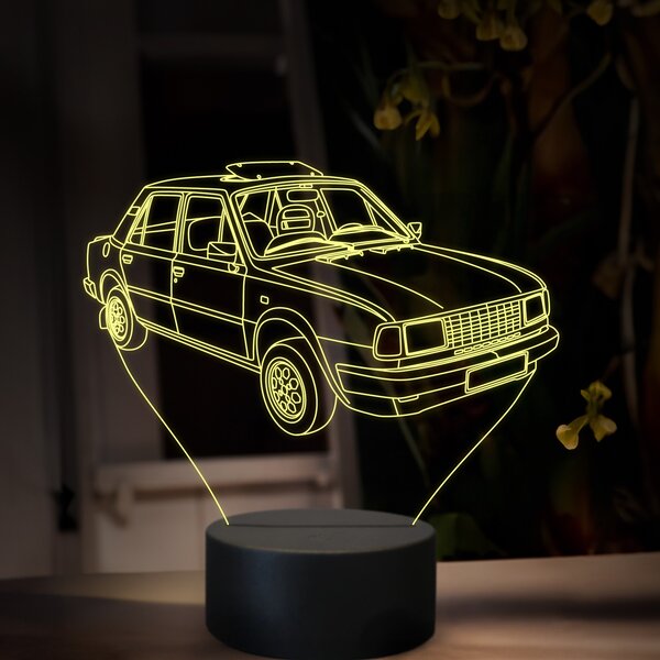 Beling 3D lampa, Škoda 130 gl, 16 farebná, SA11