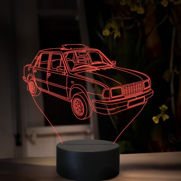 Beling 3D lampa, Škoda 130 gl, 16 farebná, SA11