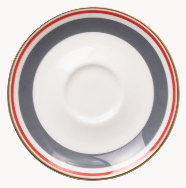 Podšálky z jemného kostného porcelánu Capri, 6 ks