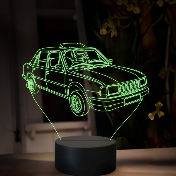 Beling 3D lampa, Škoda 130 gl, 16 farebná, SA11