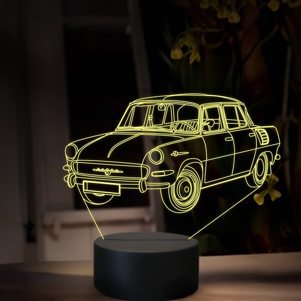 Beling 3D lampa, Škoda 1000 MB, 16 farebná, SA12