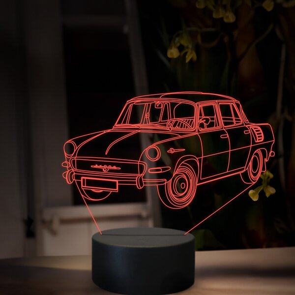 Beling 3D lampa, Škoda 1000 MB, 16 farebná, SA12