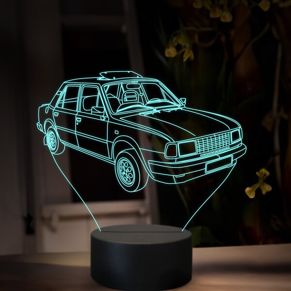 Beling 3D lampa, Škoda 130 gl, 16 farebná, SA11