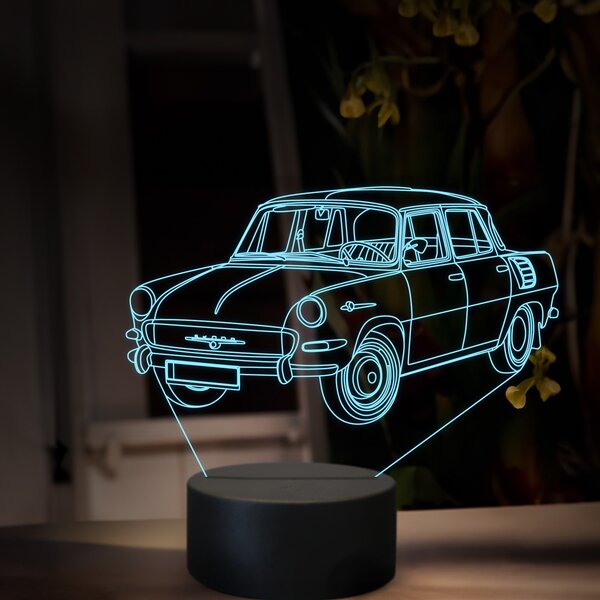 Beling 3D lampa, Škoda 1000 MB, 16 farebná, SA12