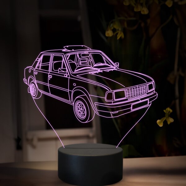 Beling 3D lampa, Škoda 130 gl, 16 farebná, SA11