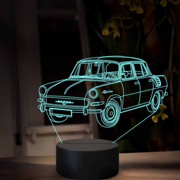 Beling 3D lampa, Škoda 1000 MB, 16 farebná, SA12