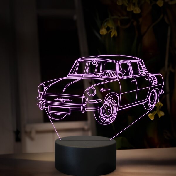Beling 3D lampa, Škoda 1000 MB, 16 farebná, SA12