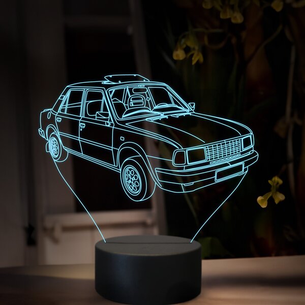 Beling 3D lampa, Škoda 130 gl, 16 farebná, SA11
