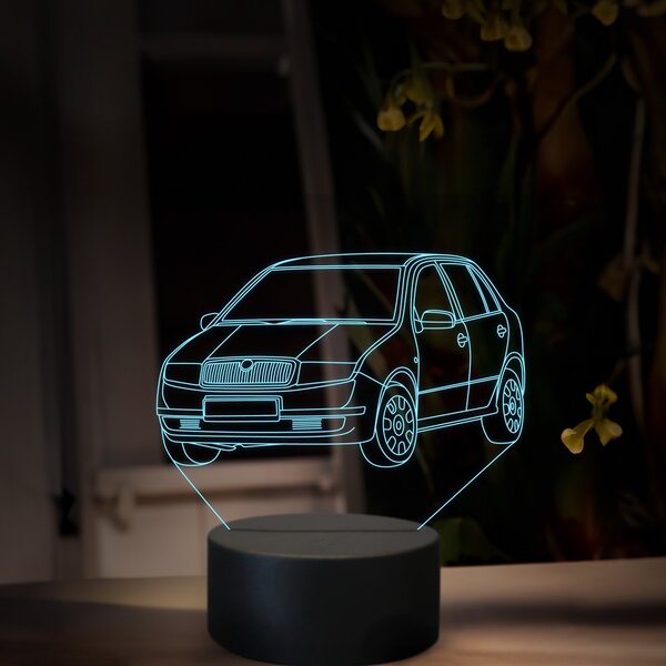 Beling 3D lampa, Škoda Fabia 1, 16 farebná, SA14