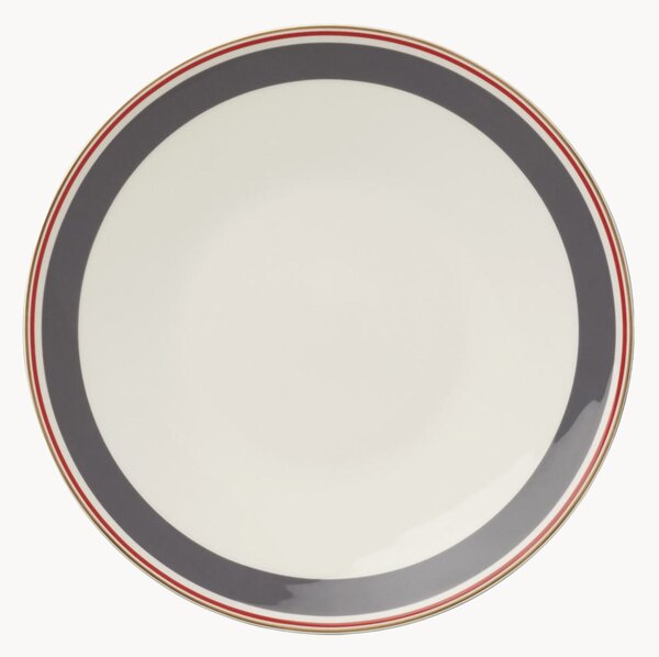 Plytké taniere z jemného kostného porcelánu Capri, 6 ks