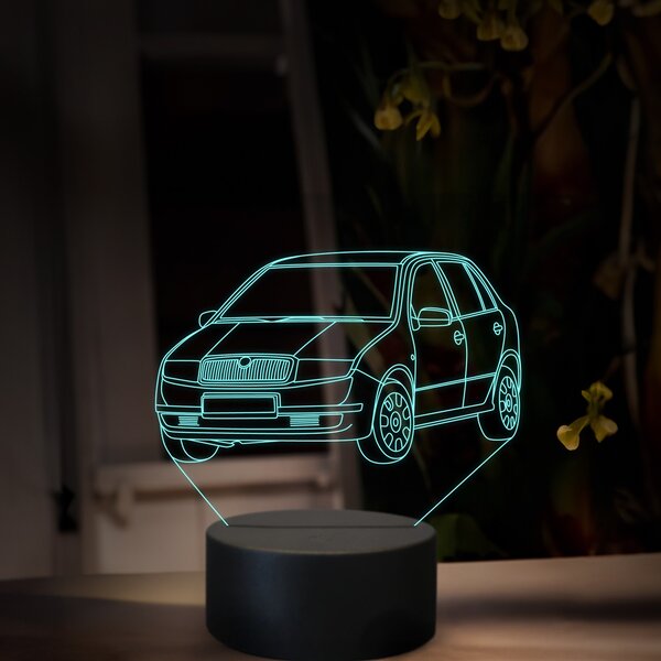 Beling 3D lampa, Škoda Fabia 1, 16 farebná, SA14