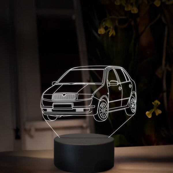 Beling 3D lampa, Škoda Fabia 1, 16 farebná, SA14