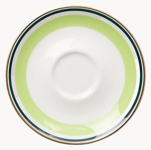 Podšálky z jemného kostného porcelánu Capri, 6 ks