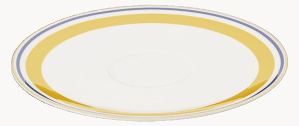 Podšálky z jemného kostného porcelánu Capri, 6 ks