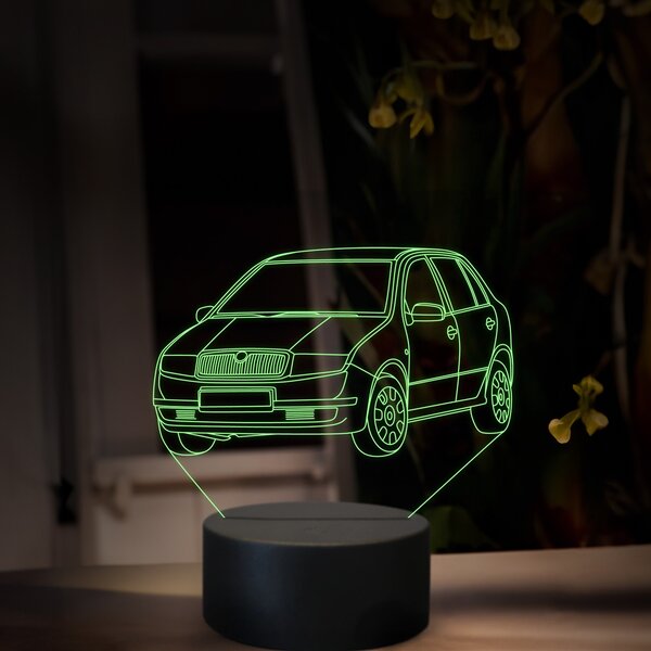 Beling 3D lampa, Škoda Fabia 1, 16 farebná, SA14