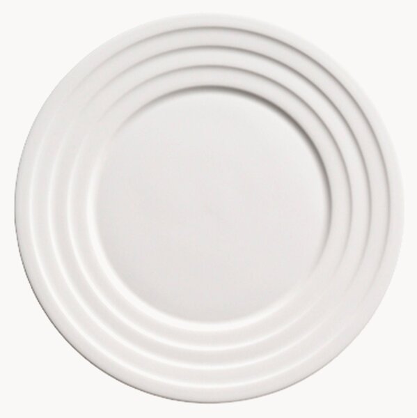 Dezertné taniere z jemného kostného porcelánu Fine Dining Relief, 6 ks