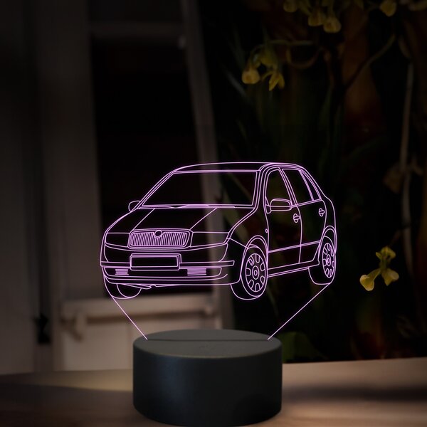 Beling 3D lampa, Škoda Fabia 1, 16 farebná, SA14