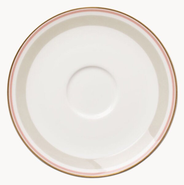 Podšálky z jemného kostného porcelánu Capri, 6 ks