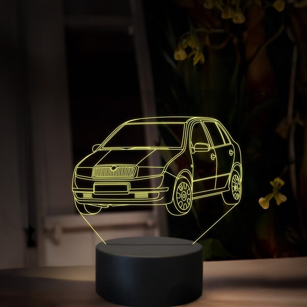 Beling 3D lampa, Škoda Fabia 1, 16 farebná, SA14