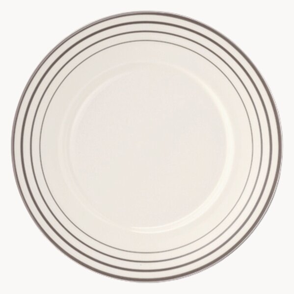 Dezertné taniere z jemného kostného porcelánu Metropolitan, 6 ks