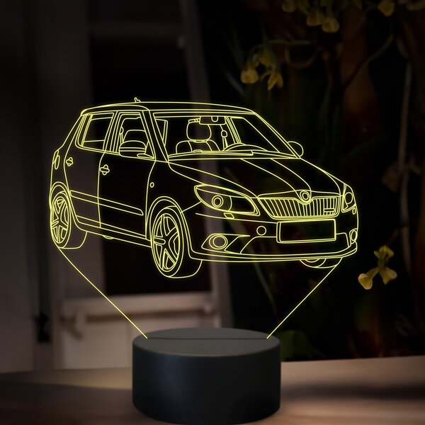 Beling 3D lampa, Škoda Fabia RS, 16 farebná, SA16