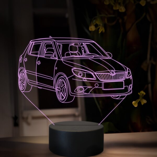 Beling 3D lampa, Škoda Fabia RS, 16 farebná, SA16