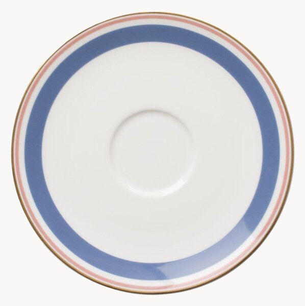 Podšálky z jemného kostného porcelánu Capri, 6 ks