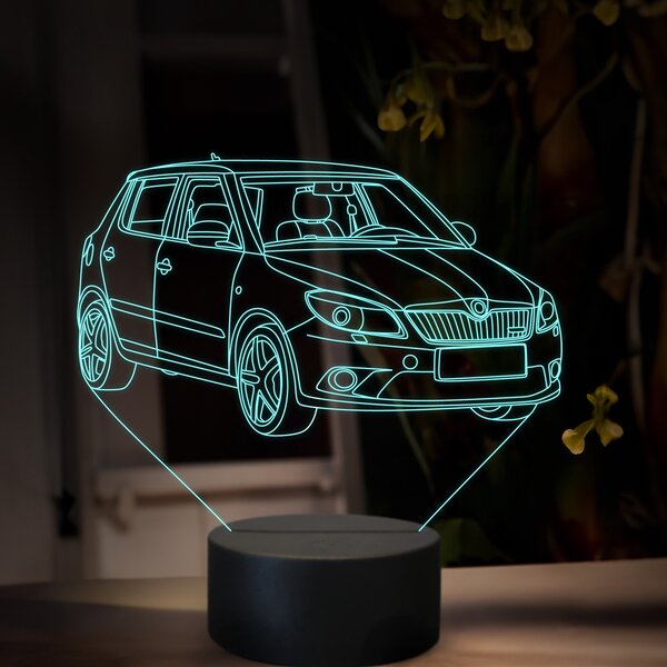 Beling 3D lampa, Škoda Fabia RS, 16 farebná, SA16