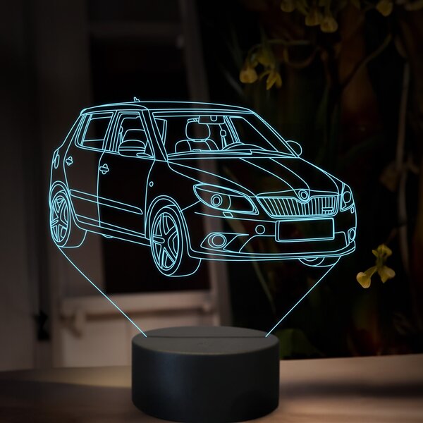 Beling 3D lampa, Škoda Fabia RS, 16 farebná, SA16