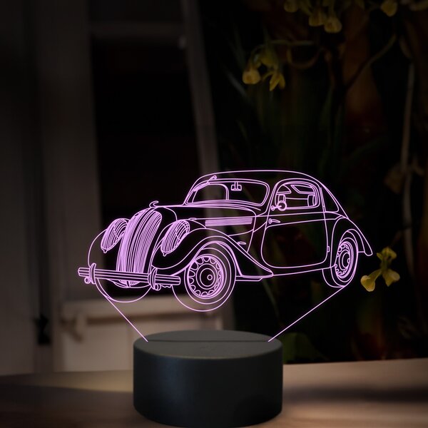 Beling 3D lampa, Škoda Popular (1930s), 16 farebná, SA17