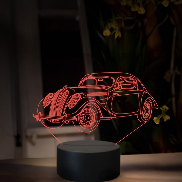 Beling 3D lampa, Škoda Popular (1930s), 16 farebná, SA17