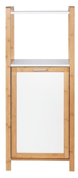 Bambusový kúpeľňový regál v bielo-prírodnej farbe 40x95 cm Finja – Wenko